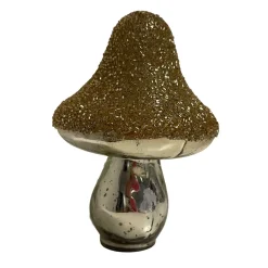 SVAMP I GLAS M/GLIMMER 13CM | CHAMPAGNE