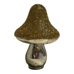 SVAMP I GLAS M/GLIMMER 13CM | CHAMPAGNE