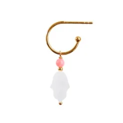 SWEET HAMSA W/CORAL SINGLE