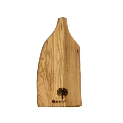 TALLERKEN I OLIVENTRÆ 21X10 CM