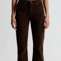 TARA FLARE JEANS BABY CORD | EXPRESSO BROWN