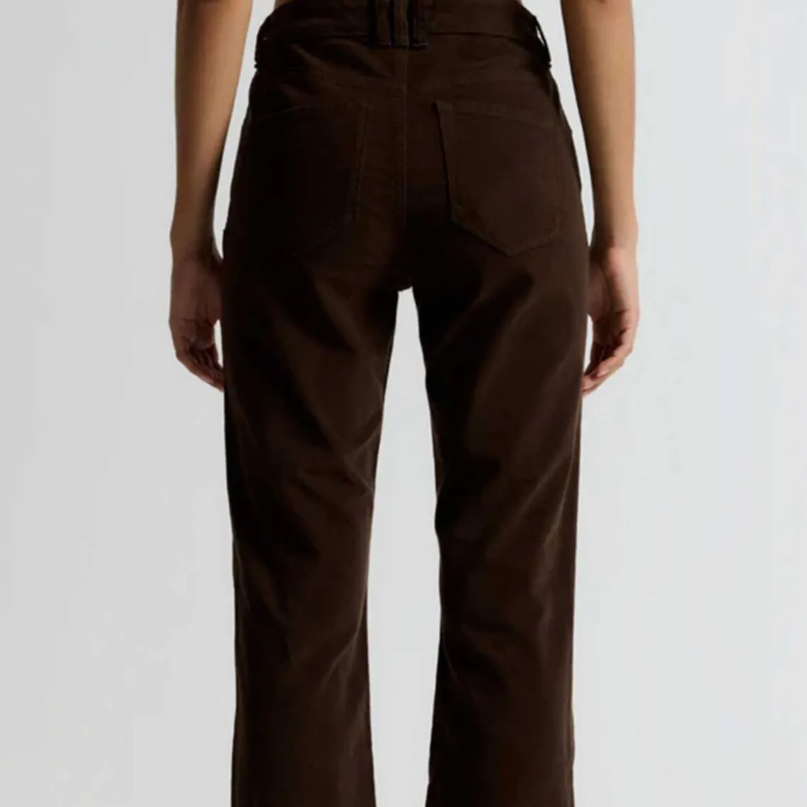 TARA FLARE JEANS BABY CORD | EXPRESSO BROWN