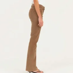 TARA FLARE JEANS BABY CORD | COOL TAUPE