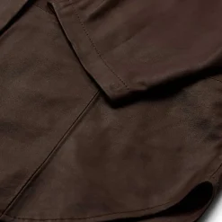 TENNA 3/4 SLEEVE LOOSE FIT SHIRT | BROWN