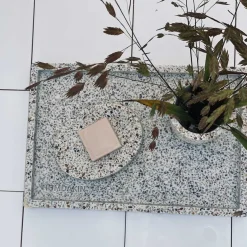 TERRAZZO SOAP TRAY 13X10 CM