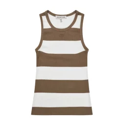 TEZZA TOP | STRIPE MOCCA