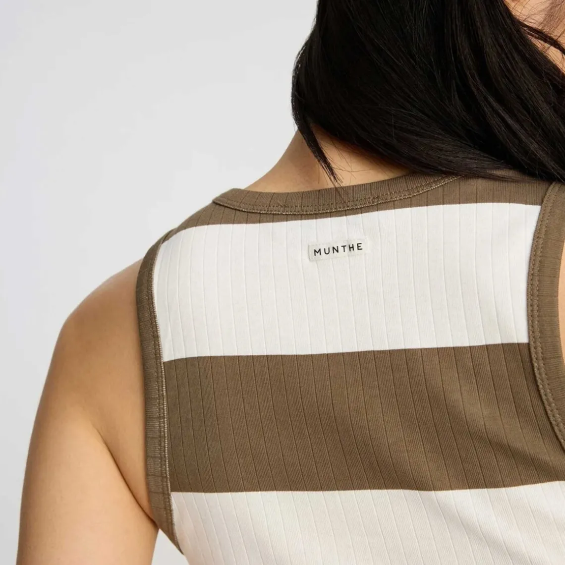 TEZZA TOP | STRIPE MOCCA