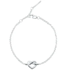 TIED HEART BRACELET | SØLV