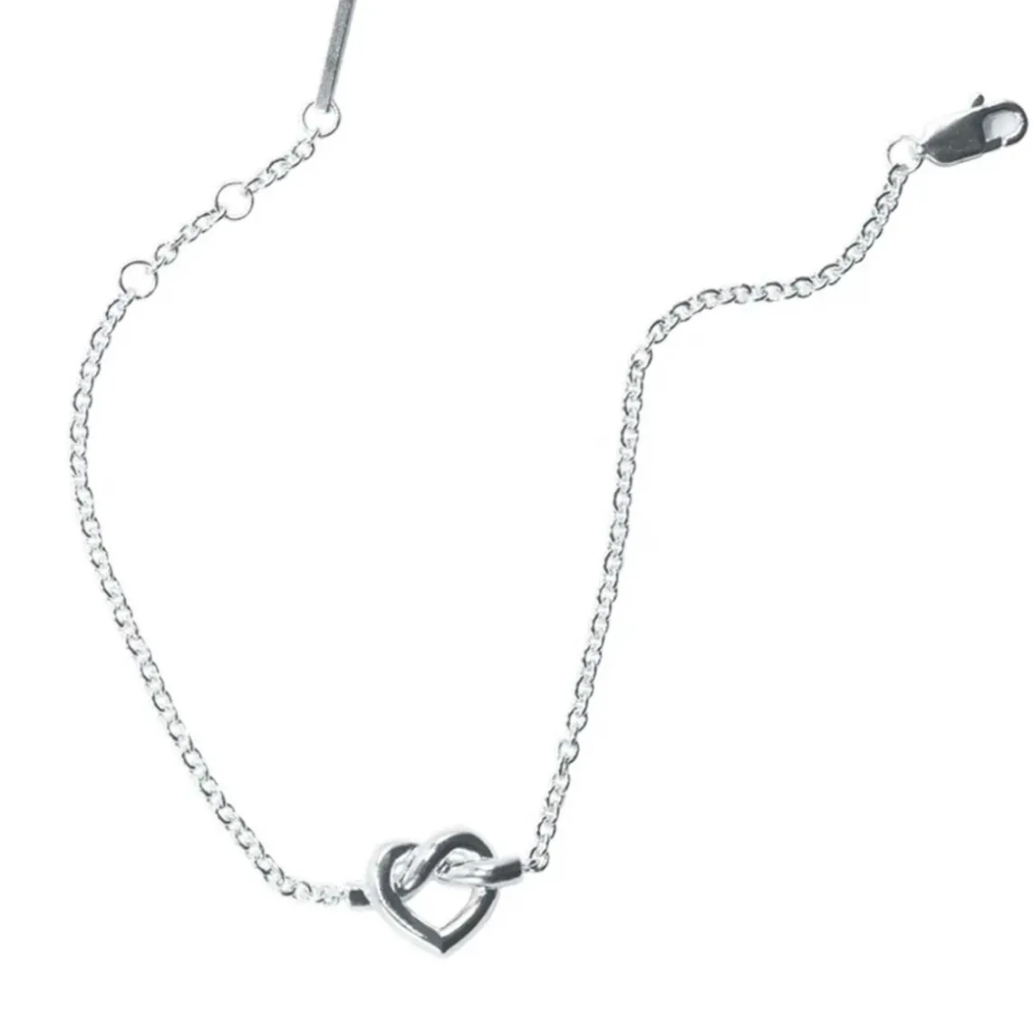 TIED HEART BRACELET | SØLV