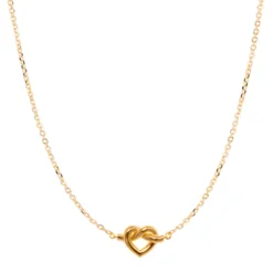 TIED HEART NECKLACE | FORGYLDT