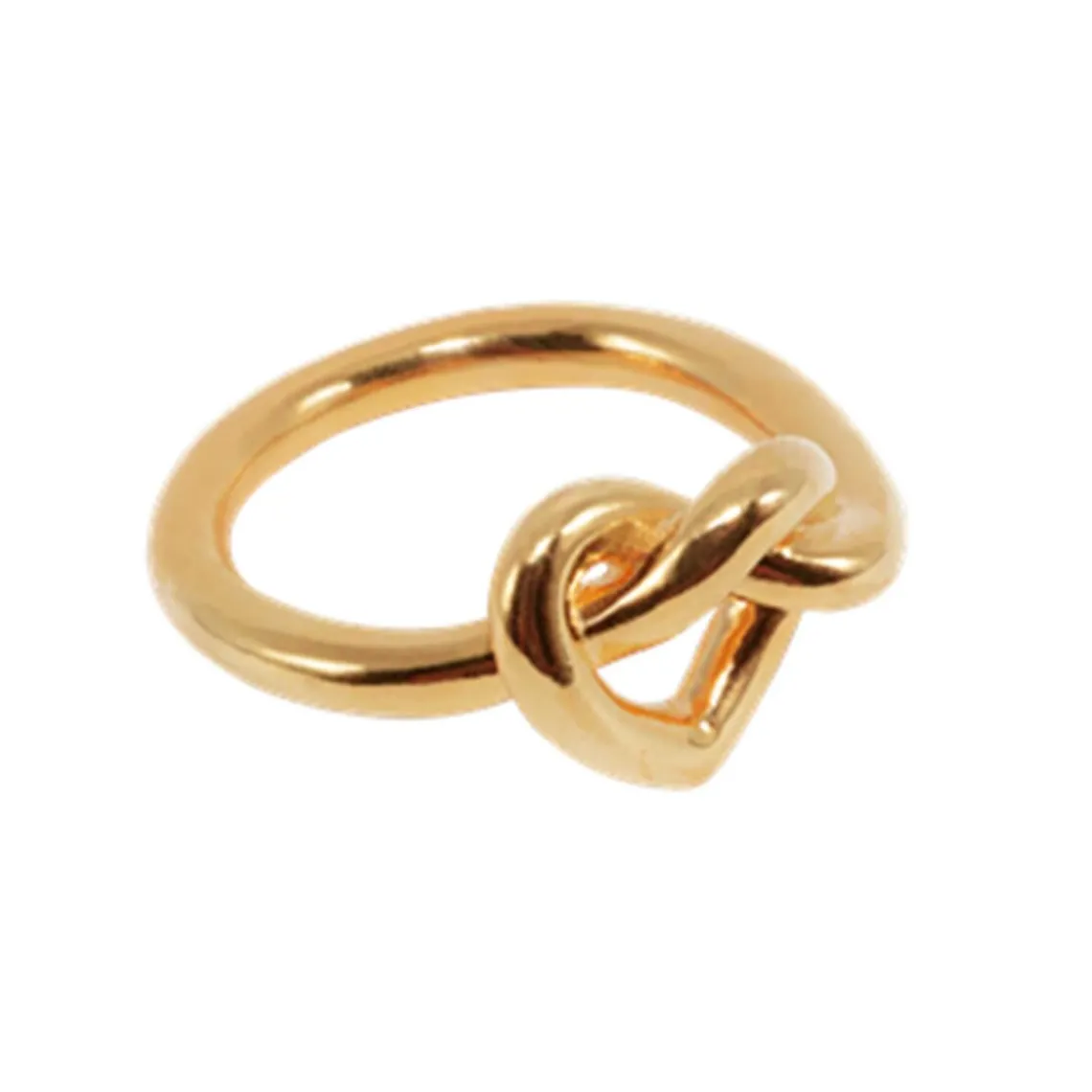 TIED HEART RING | FORGYLDT