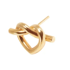 TIED HEART STUD | FORGYLDT