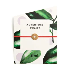 TIMI OF SWEDEN ARMBÅND | ADVENTURE AWAITS M/RØD SNOR