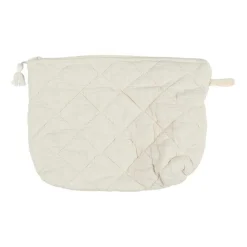 TOILETTASKE QUILTET 18X28 CM | BUTTER CREAM