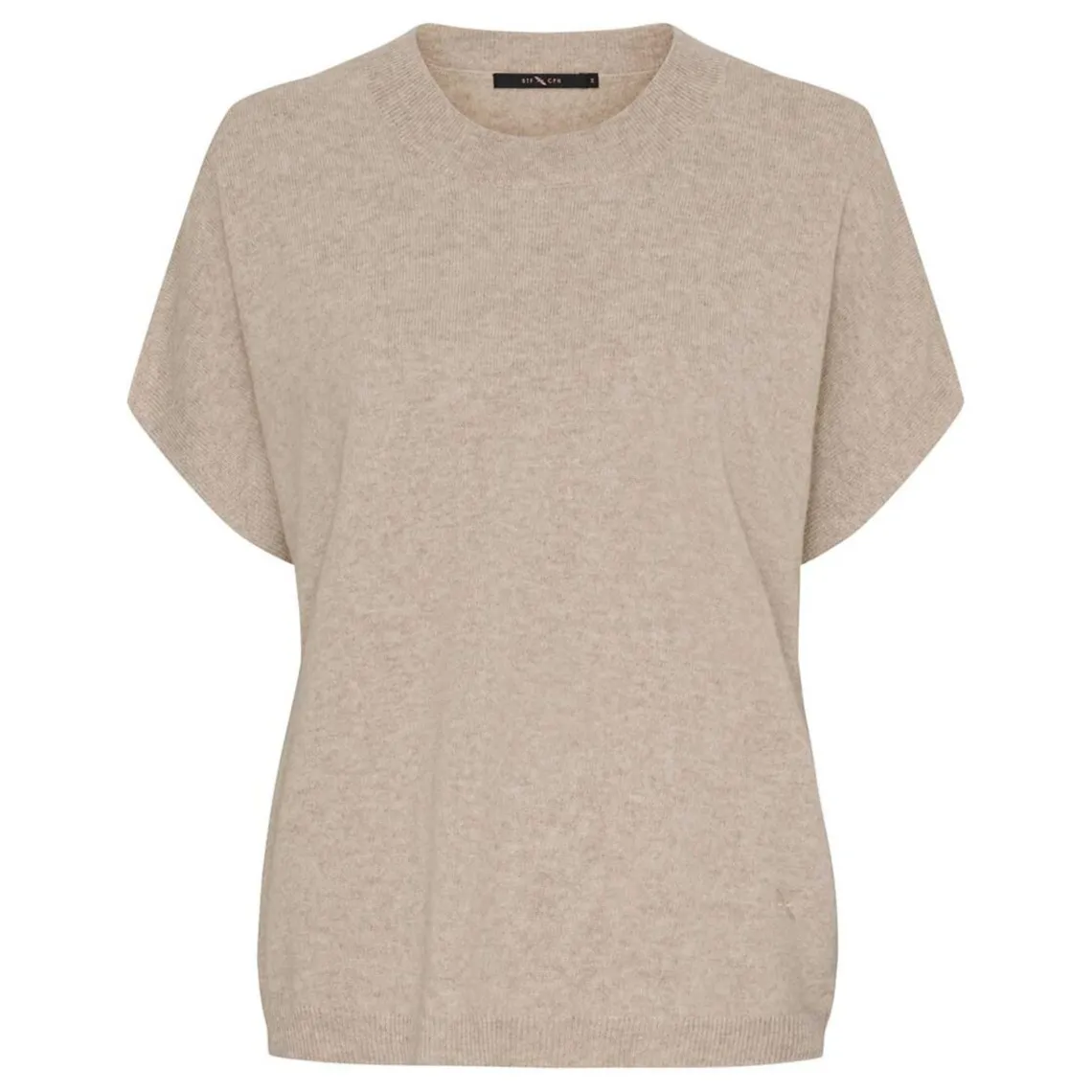 T-SHIRT I CASHMERE/MERINOULD | CREAM MELANGE