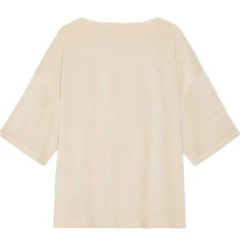 TULIP VELVET TOP | PURE BEIGE