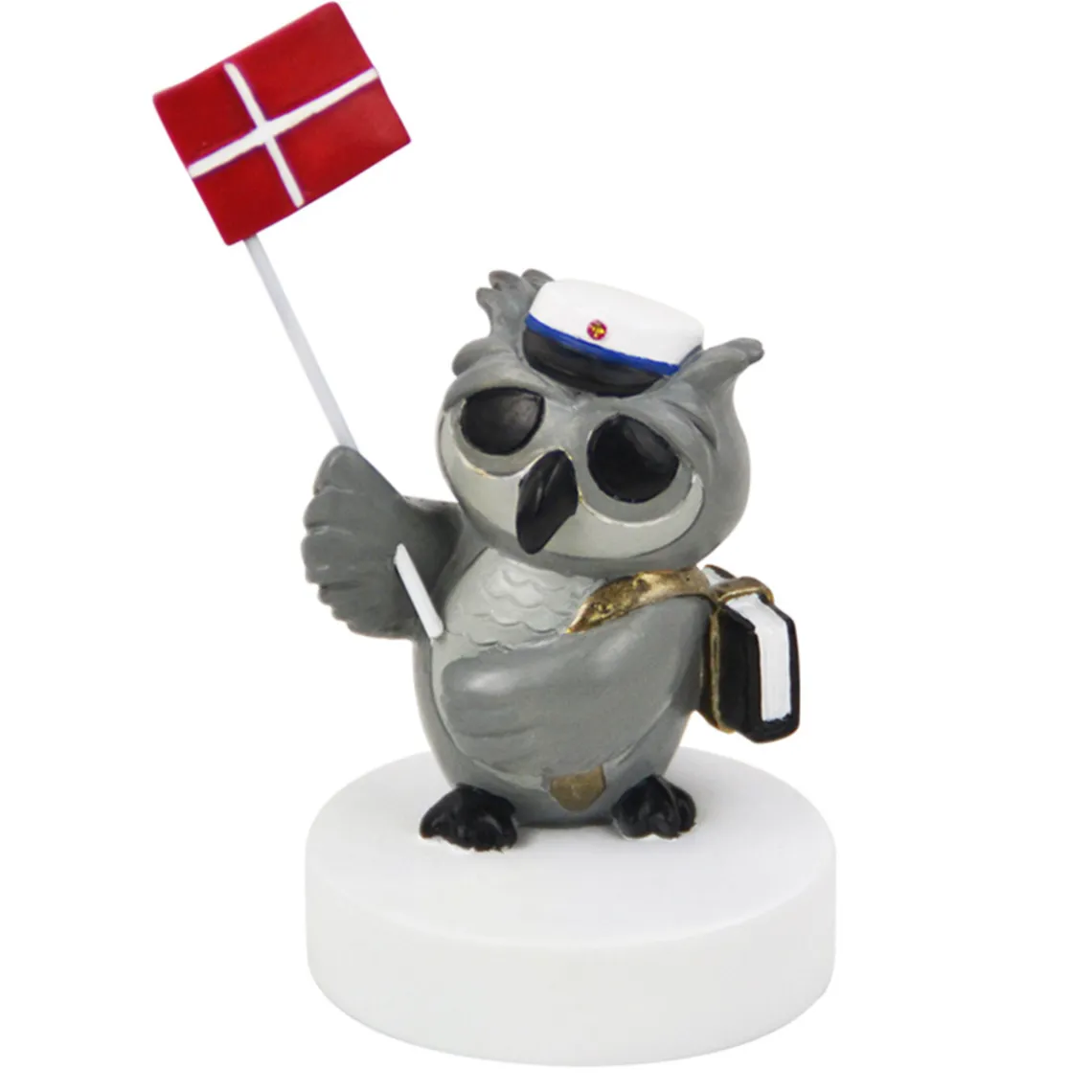 UGLE MED BOG OG FLAG | BLÅ