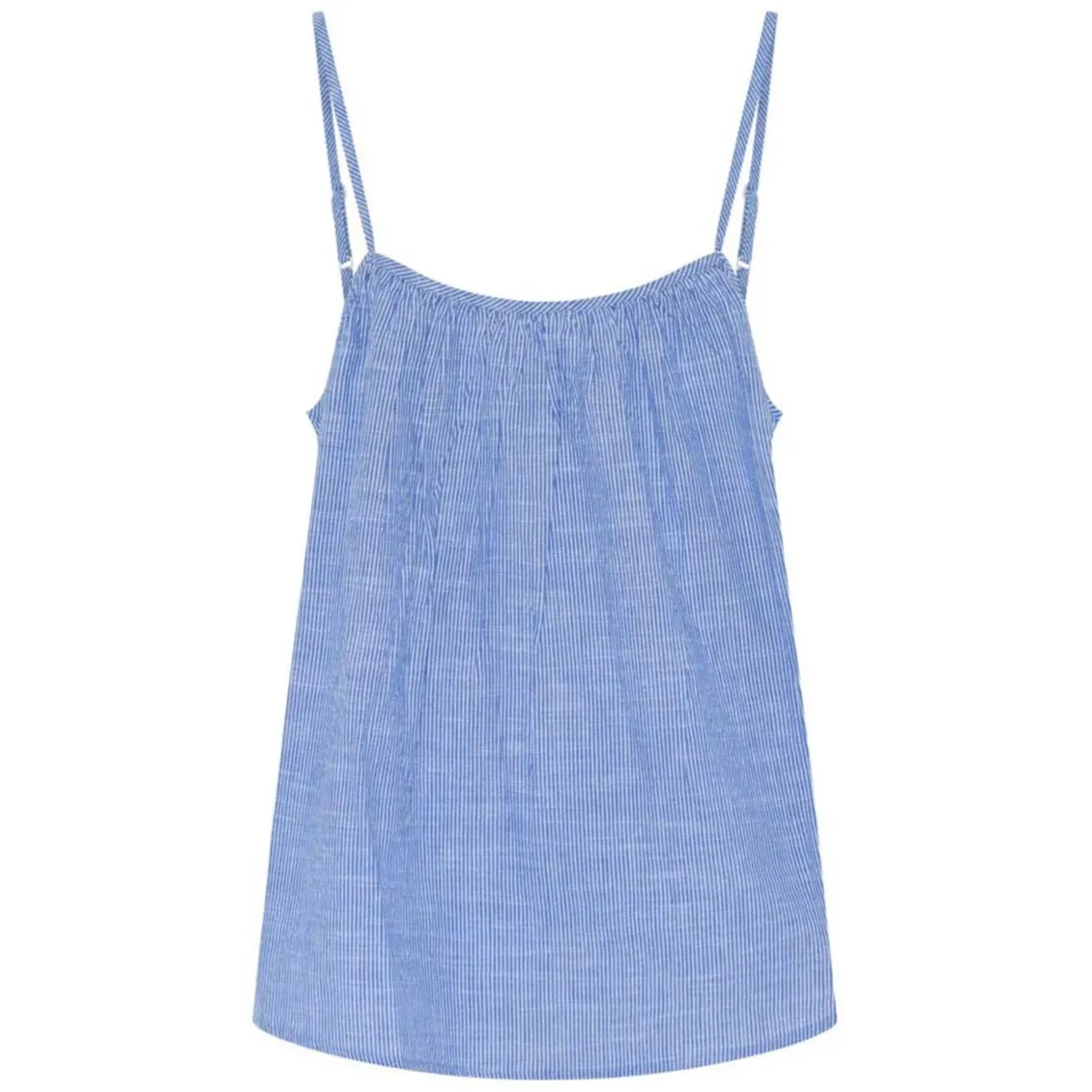 VANCOUVER TOP | MEDIUM BLUE STRIPE