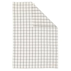 VISKESTYKKE TERNET 47X70 CM | HVID/BRUN