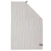 VISKESTYKKE 47X70 CM | BEIGE/HVID SMAL STRIB