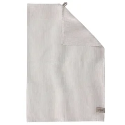 VISKESTYKKE 47X70 CM | BEIGE/HVID SMAL STRIB
