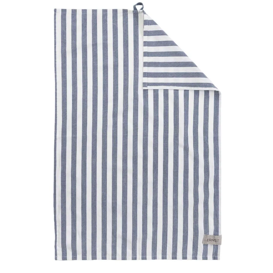 VISKESTYKKE 47X70 CM | BLÅ/HVID