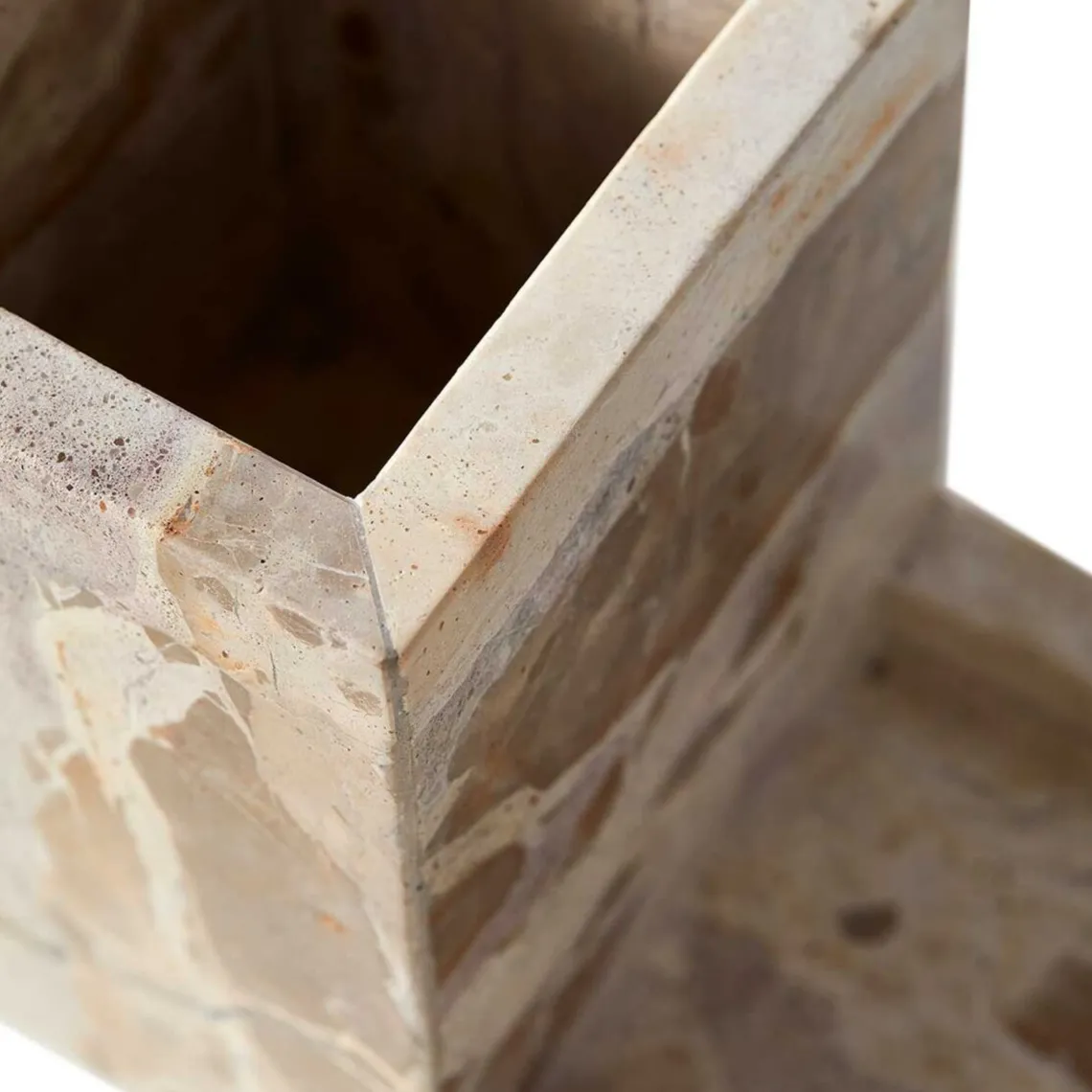 VITA OPVASKEHOLDER I MARMOR 11X21X14 CM | SEASHELL