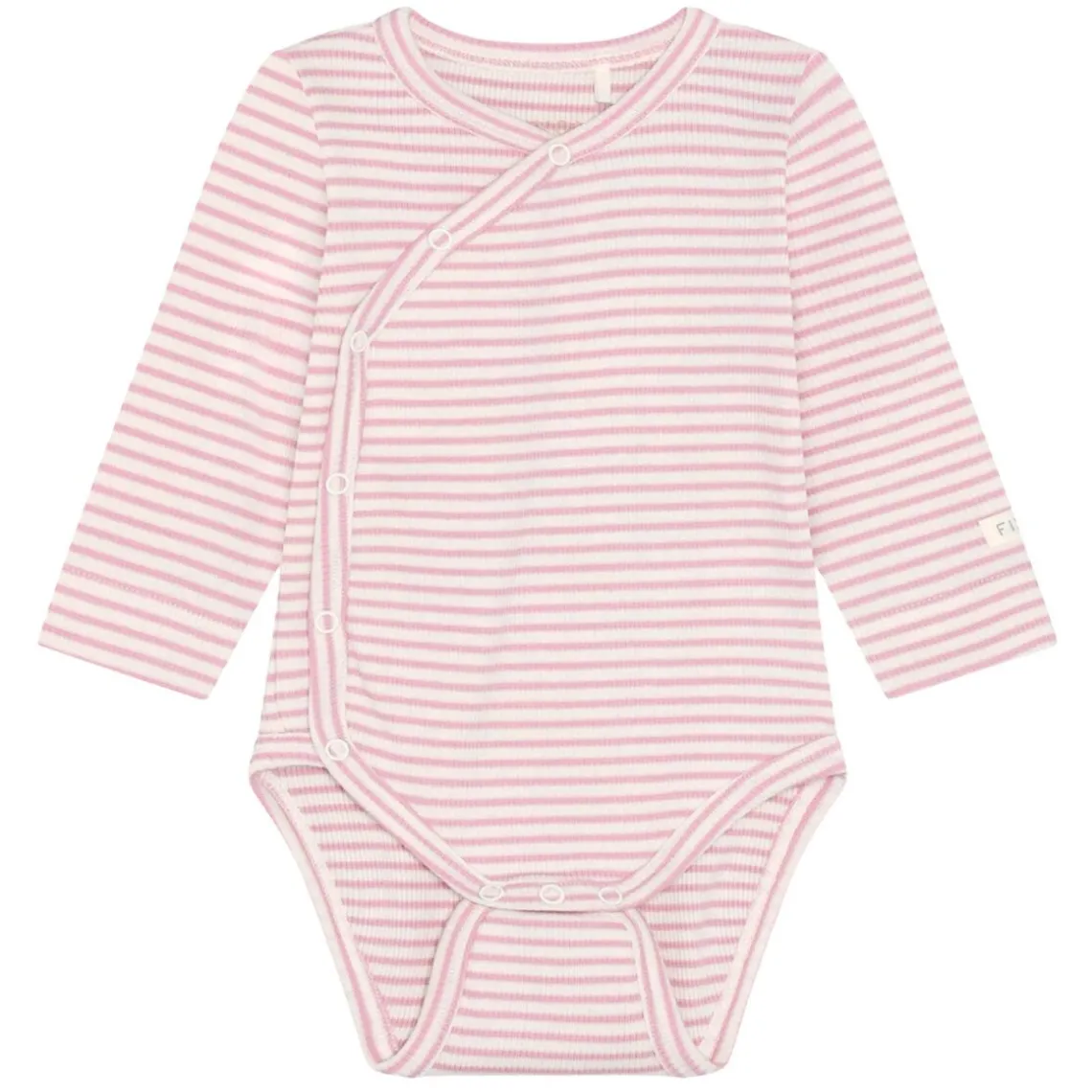 WRAP BODY LS RIB | BLEACHED MAUVE