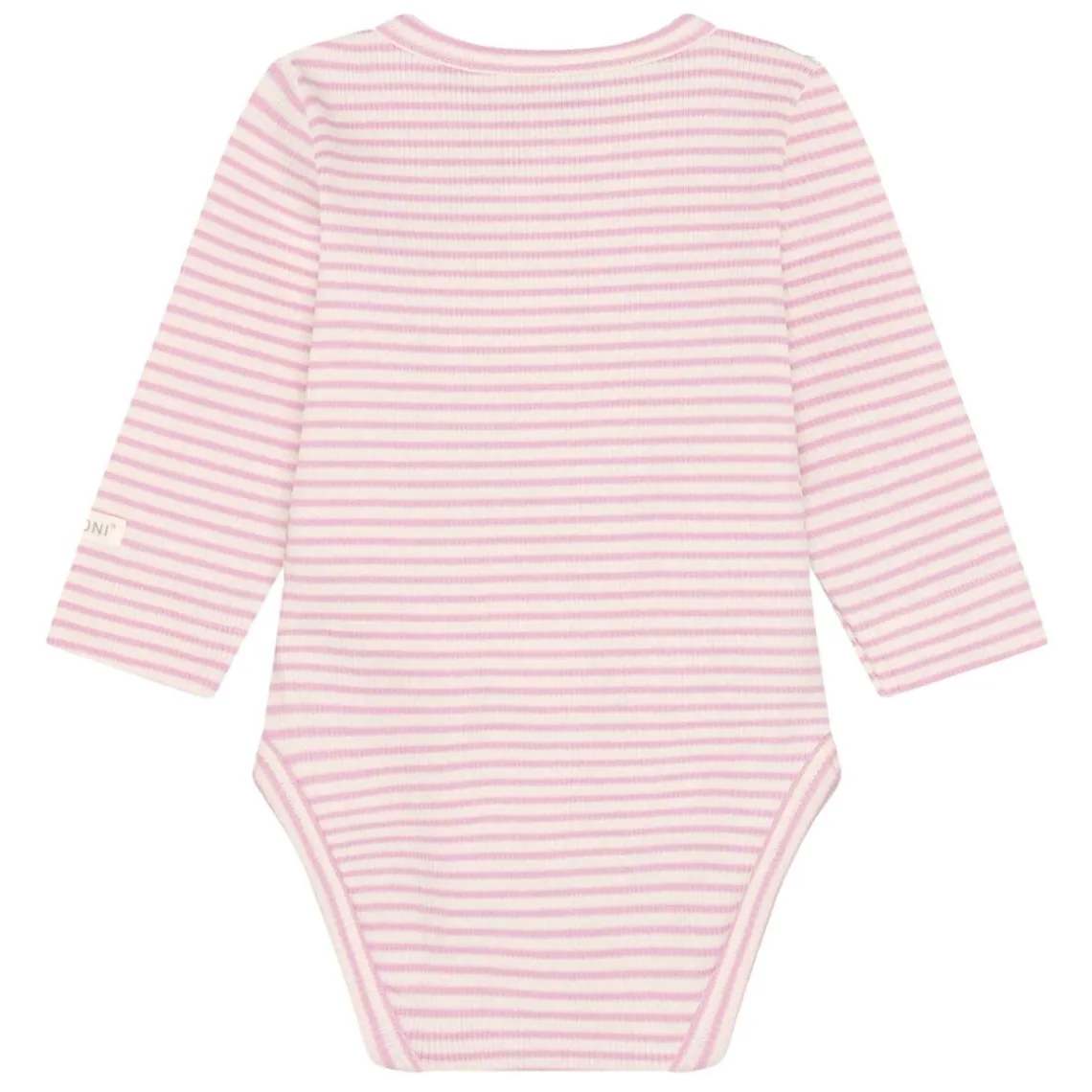 WRAP BODY LS RIB | BLEACHED MAUVE