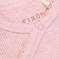 WRAP BODY LS RIB MELANGE | BLEACHED MAUVE MELANGE