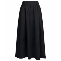 YARA POPLIN SKIRT | BLACK
