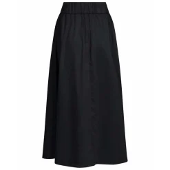 YARA POPLIN SKIRT | BLACK