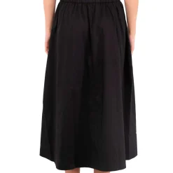 YARA POPLIN SKIRT | BLACK