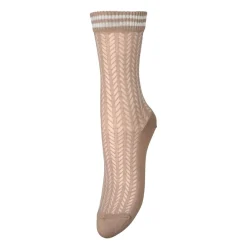 ZILLA SPORTY COTTA SOCK | FUNGI BROWN/BIRCH WHITE